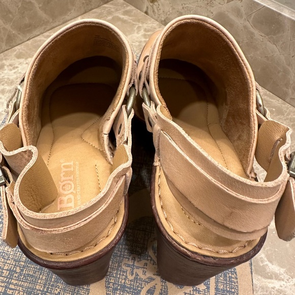 BORN NIB Hudson Leather shoes Color: Natural Size: US 9M Euro 40.5 - Picture 7 of 10